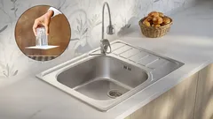  When I leave home, I always put a glass and a sheet of paper in the sink. Then I can rest assured that everything will remain in order.